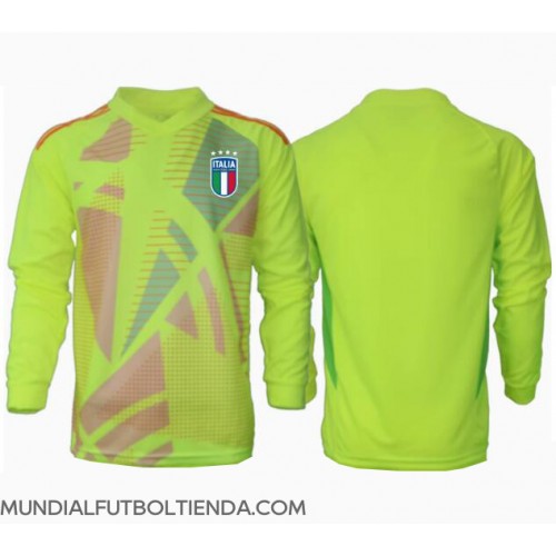 Camiseta Italia Portero Primera Equipación Replica Eurocopa 2024 mangas largas